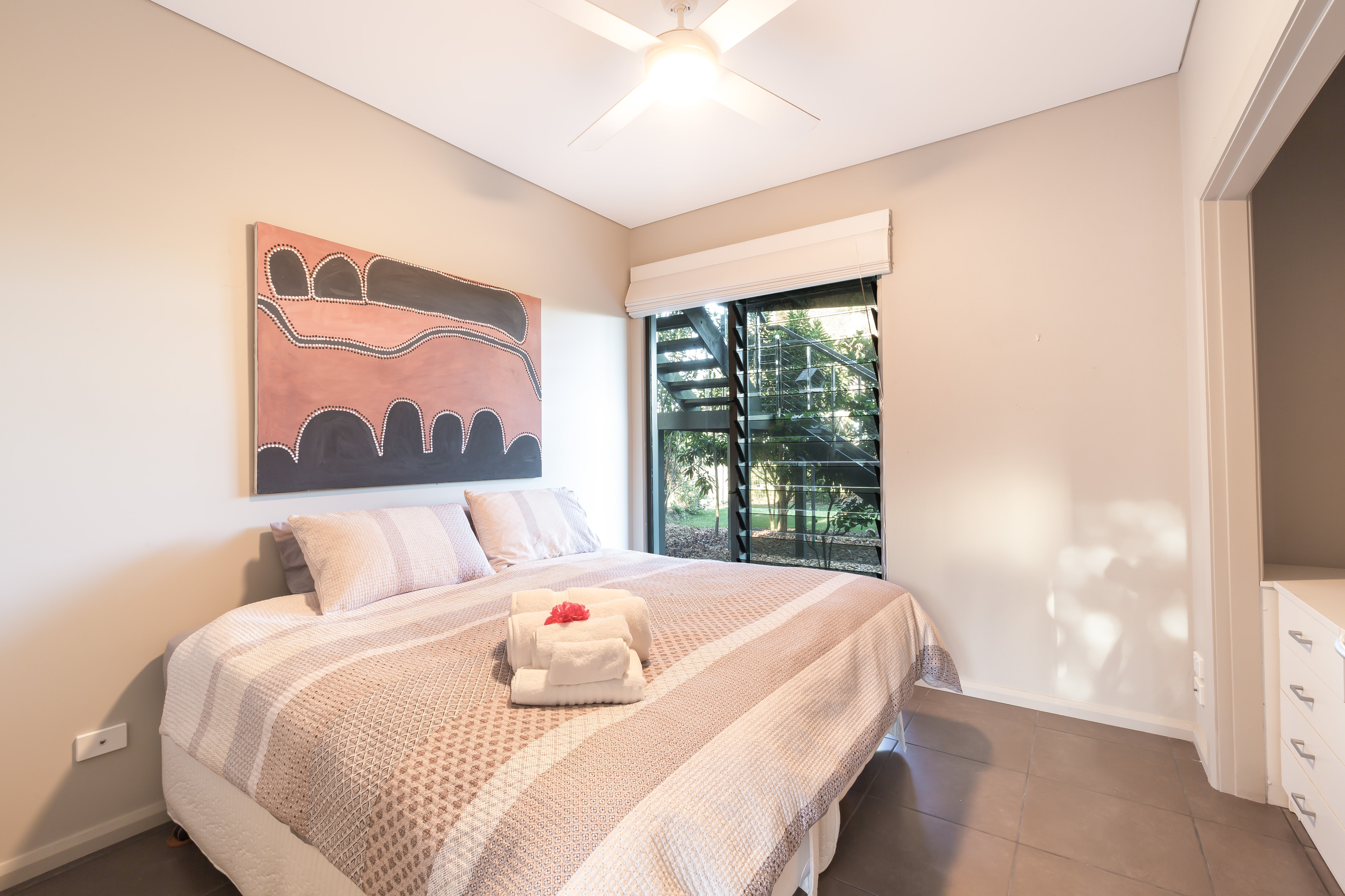 Guest Bedroom Black Diamond Beach House, Real Estate Photography